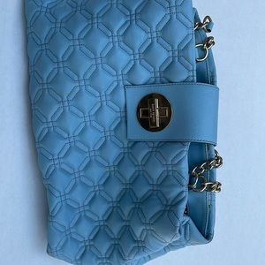 Blue quilted Kate Spade bag